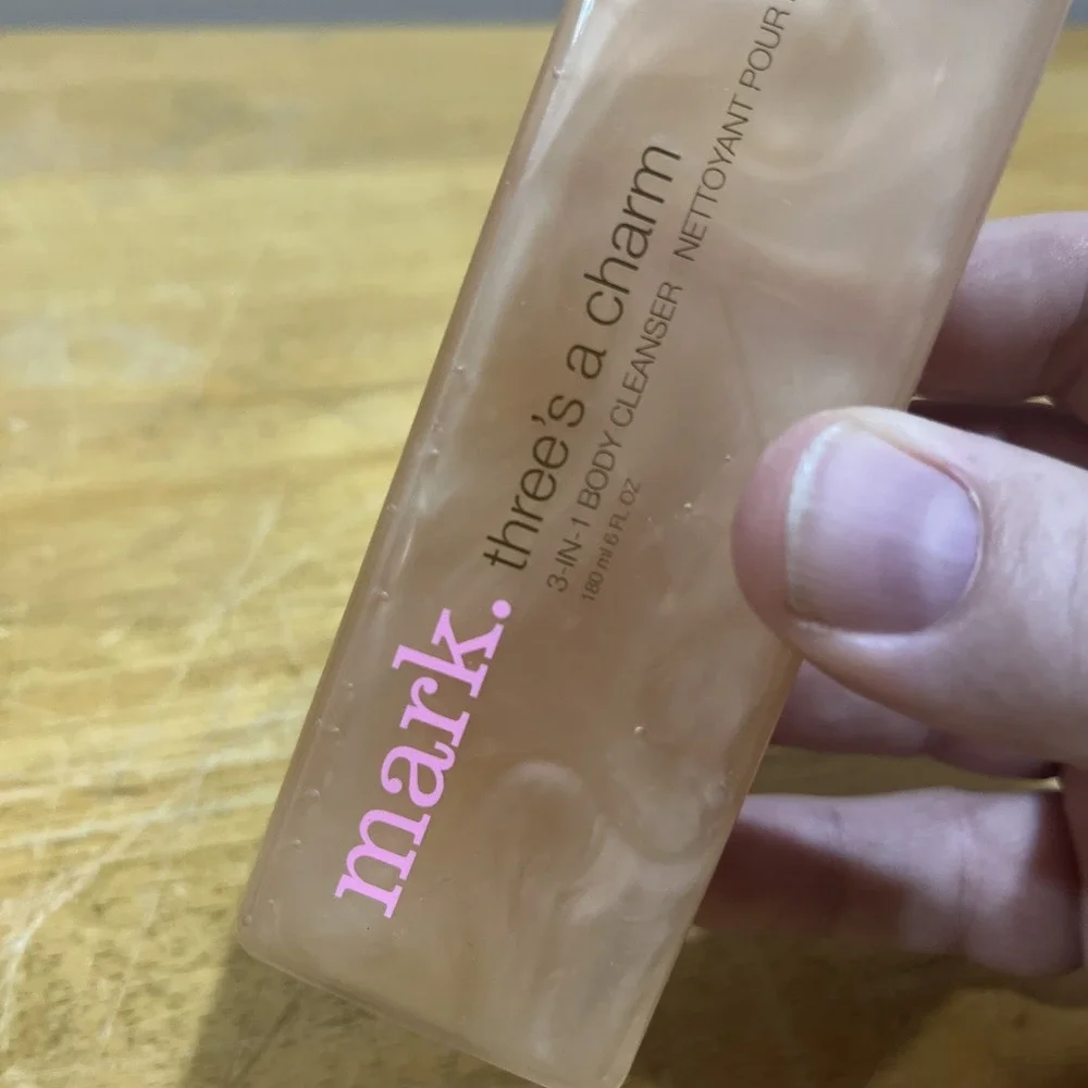 Avon mark. Three's A Charm Jasmine Petal 3 In 1 Body Cleanser 6 fl.oz. Sealed‎